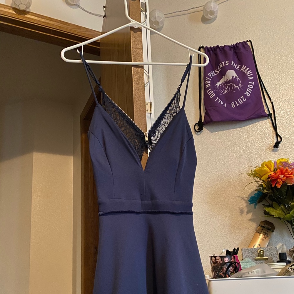 Blue hoco dress